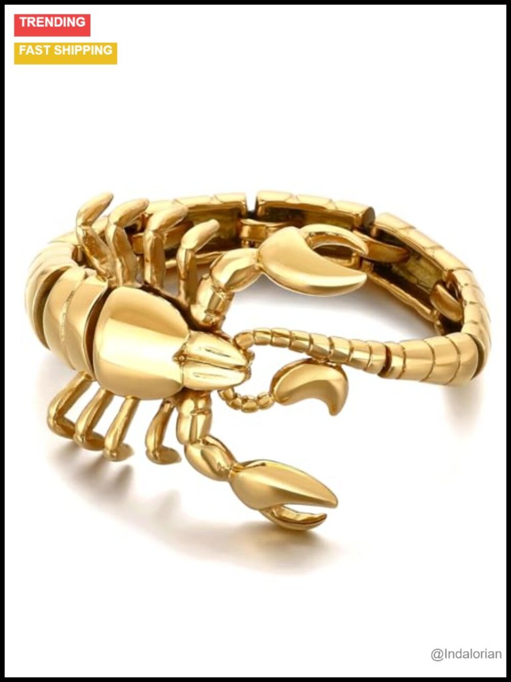 Stainless Steel Scorpion Bracelet Bangle Punk Gothic Men Jewelry Gift